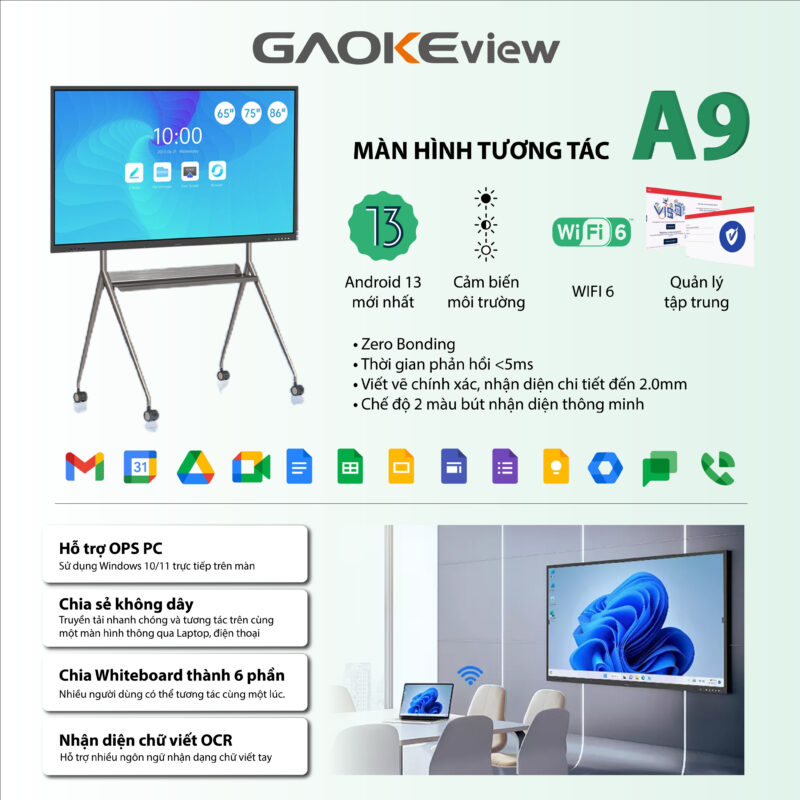 màn hình tương tác GAOKEview