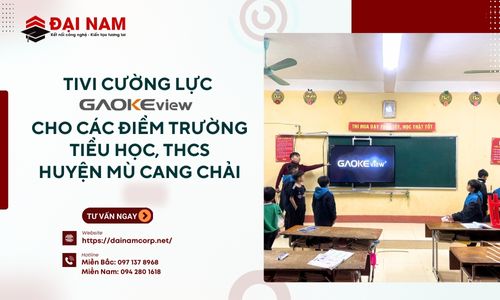 Tivi cường lực GAOKEview cho trường tiểu học - THCS