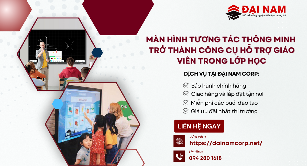 màn hình tương tác dạy học