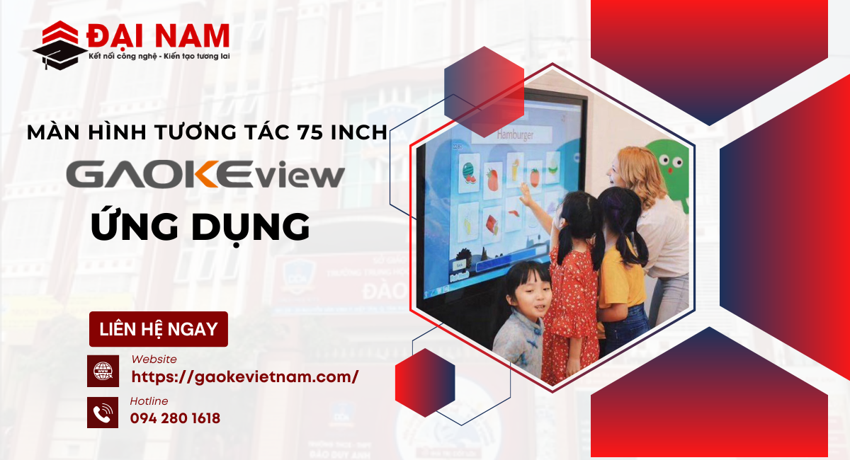 màn hình tương tác 75 inch