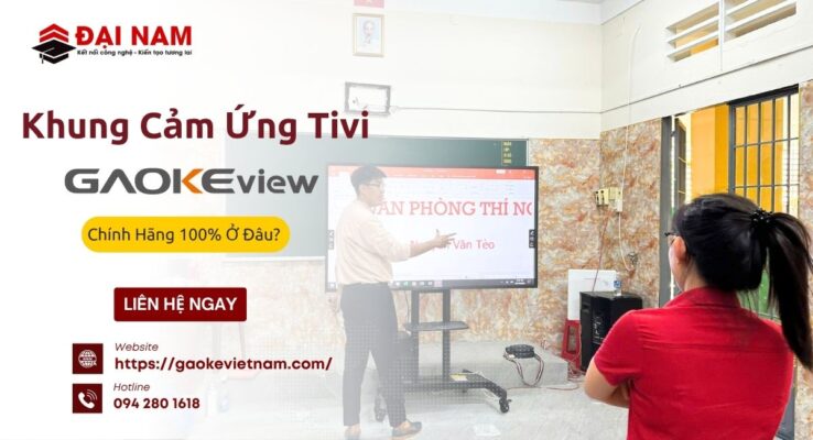 khung cảm ứng cho tivi GAOKEview