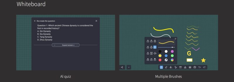 màn hình tương tác A13 cấu hình mới nhất